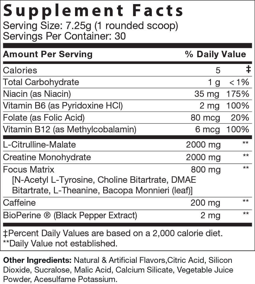 Epic PreWorkout Fruit Punch